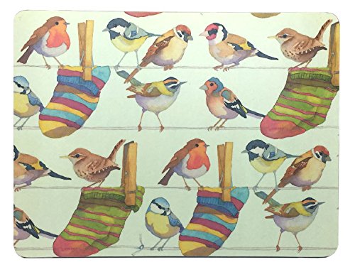 Emma Ball - "Garden Birds" Placemats - Set of 4 - hanrattycraftsgifts.co.uk