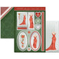 hunkydory adorable scorable luxury card collection stylish season little red dress - hanrattycraftsgifts.co.uk