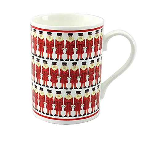 Modern Tourist Mug Beefeaters - hanrattycraftsgifts.co.uk