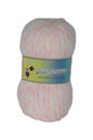 Teddy Papoose DK baby pink splash    100grm  