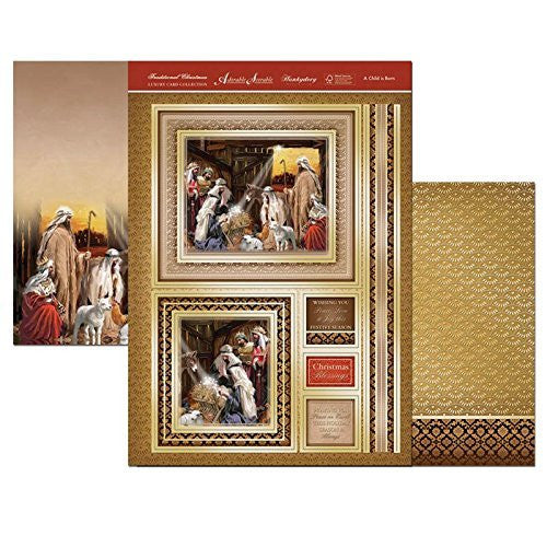 traditional christmas a child is born - hanrattycraftsgifts.co.uk