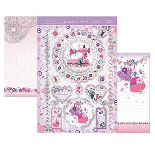 Faberdashery Luxury Topper Set - Cute as a Button  topper set - hanrattycraftsgifts.co.uk