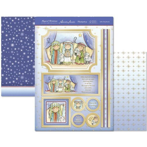hunkydory  collection magical christmas little shepherds - hanrattycraftsgifts.co.uk