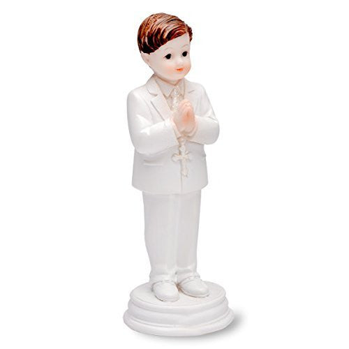 club green praying boy cake topper - hanrattycraftsgifts.co.uk