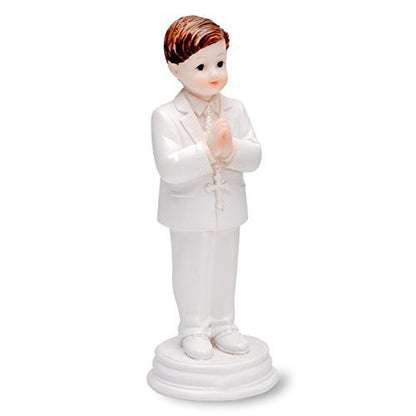club green praying boy cake topper - hanrattycraftsgifts.co.uk