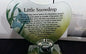 little snowdrop memorial candlle holder with poem - hanrattycraftsgifts.co.uk