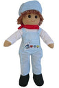 train driver ragdoll large 40cm - hanrattycraftsgifts.co.uk