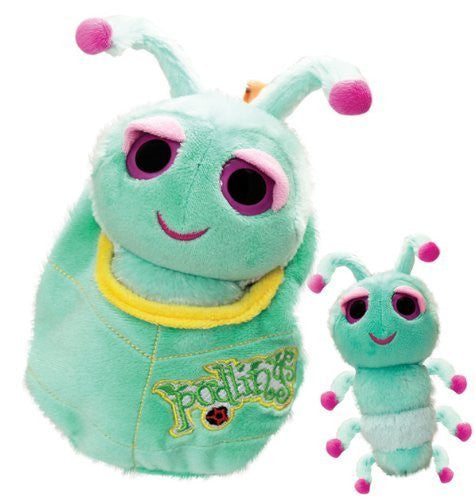 Keel Toys Podlings - Lotus the Caterpillar - hanrattycraftsgifts.co.uk