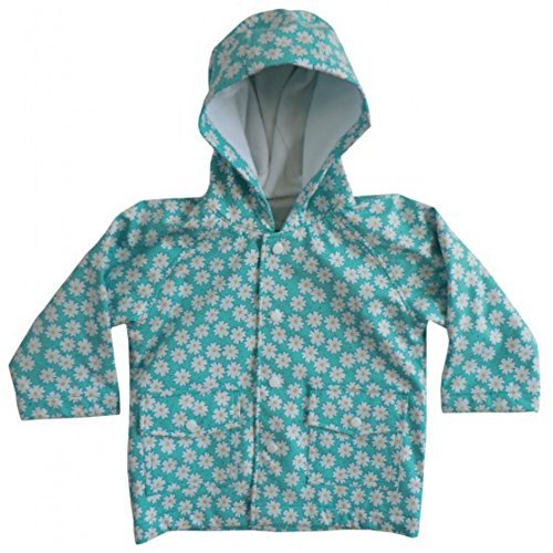 Powell Craft Big Girls Daisy Raincoat.blue (1-2 years) - hanrattycraftsgifts.co.uk