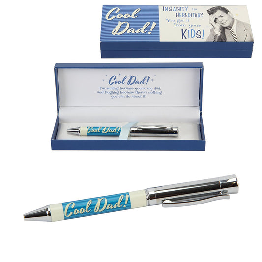 Juliana Polkadot Cool Dad Pen - hanrattycraftsgifts.co.uk