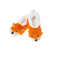 New Style Ladies Animal Snoozies Super Soft Slippers   medium  orange - hanrattycraftsgifts.co.uk