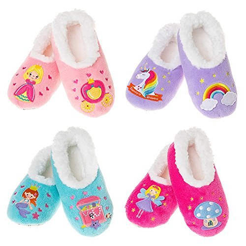 Snoozies Various Fairy Tale Kids  (SMALL GIRLS UK 12-13, BLUE MERMAID) - hanrattycraftsgifts.co.uk