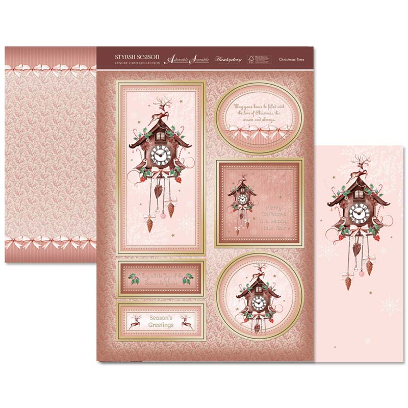 Hunkydory STYLISH SEASON Luxury Topper Set ~ CHRISTMAS TIME - hanrattycraftsgifts.co.uk