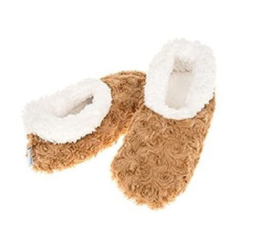 Womens Ladies Adult Snoozies Rose Print Range Slippers Assorted - hanrattycraftsgifts.co.uk
