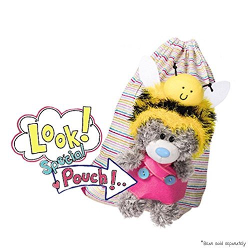 Me to You My Dinky Bear Stripy Drawstring Bag - hanrattycraftsgifts.co.uk