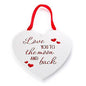Love You To The Moon & Back Me to You Bear Heart Plaque - hanrattycraftsgifts.co.uk
