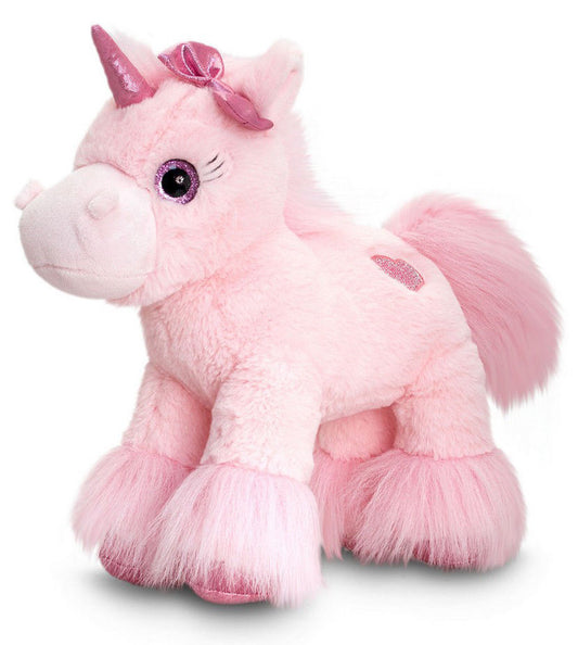 glitter gem unicorn with heart 18cm one sent at random - hanrattycraftsgifts.co.uk