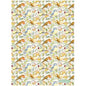 Emma Ball Garden Birds and Honeysuckle Cotton Tea Towel - hanrattycraftsgifts.co.uk