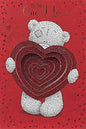 Me to You Bear One I Love Valentines Day Card … - hanrattycraftsgifts.co.uk