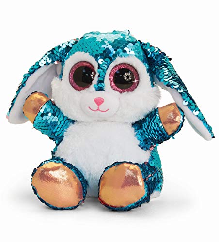 Keel Luxury 20 cm Sequin Flippable Glitter Motsu sitting toy Toys reversible (Rabbit) - hanrattycraftsgifts.co.uk