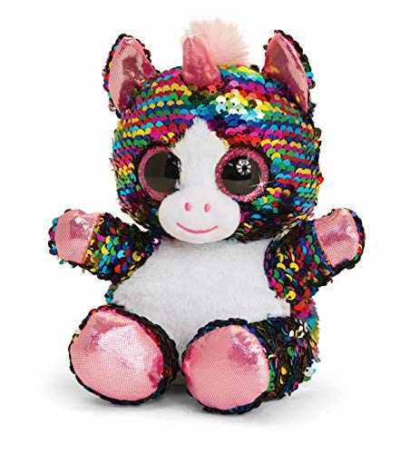 Keel Luxury 20 cm Sequin Flippable Glitter Motsu sitting toy Toys reversible (Unicorn) - hanrattycraftsgifts.co.uk