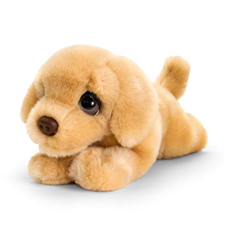 Keel Toys Honey Labrador Cuddle Puppy Soft Family Pet Dog Plush Toy 25cm - hanrattycraftsgifts.co.uk