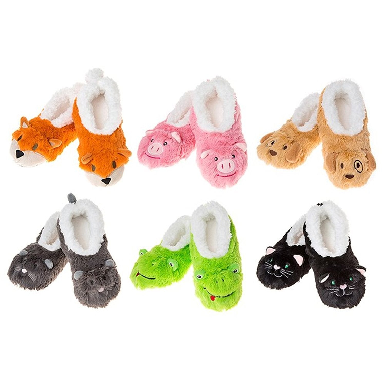 New Style Ladies Animal Snoozies Super Soft Slippers - hanrattycraftsgifts.co.uk