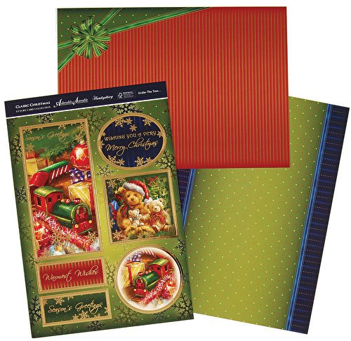 hunkydory adorable scorable luxury card collection classic christmas under the tree - hanrattycraftsgifts.co.uk