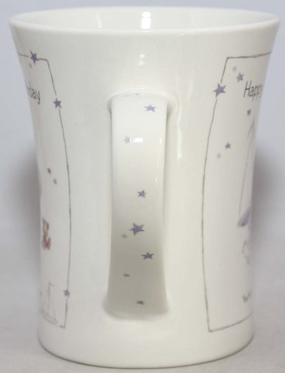 Little Treasures Happy 21st Birthday China Mug - hanrattycraftsgifts.co.uk