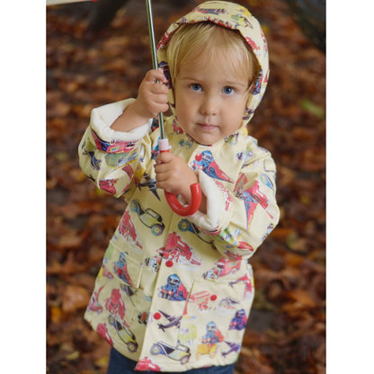 Powell Craft Boys Transport Raincoat-Rain Mac. - hanrattycraftsgifts.co.uk