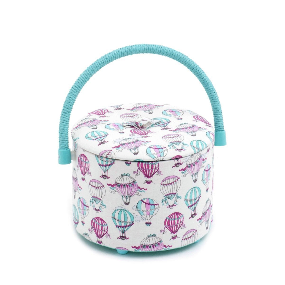 Hobby Gift 'C'est La Vie' Sewing Tub 18 x 18 x 12cm (d/w/h) - hanrattycraftsgifts.co.uk
