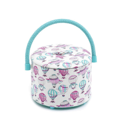 Hobby Gift 'C'est La Vie' Sewing Tub 18 x 18 x 12cm (d/w/h) - hanrattycraftsgifts.co.uk