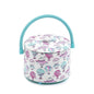 Hobby Gift 'C'est La Vie' Sewing Tub 18 x 18 x 12cm (d/w/h) - hanrattycraftsgifts.co.uk