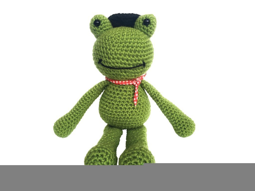 Crochet Kit-Frankie Frog - hanrattycraftsgifts.co.uk