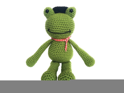 Crochet Kit-Frankie Frog - hanrattycraftsgifts.co.uk