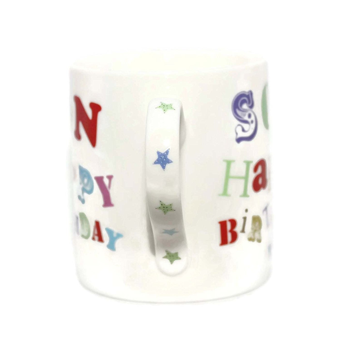 Son Happy Birthday China Gift Mug - hanrattycraftsgifts.co.uk
