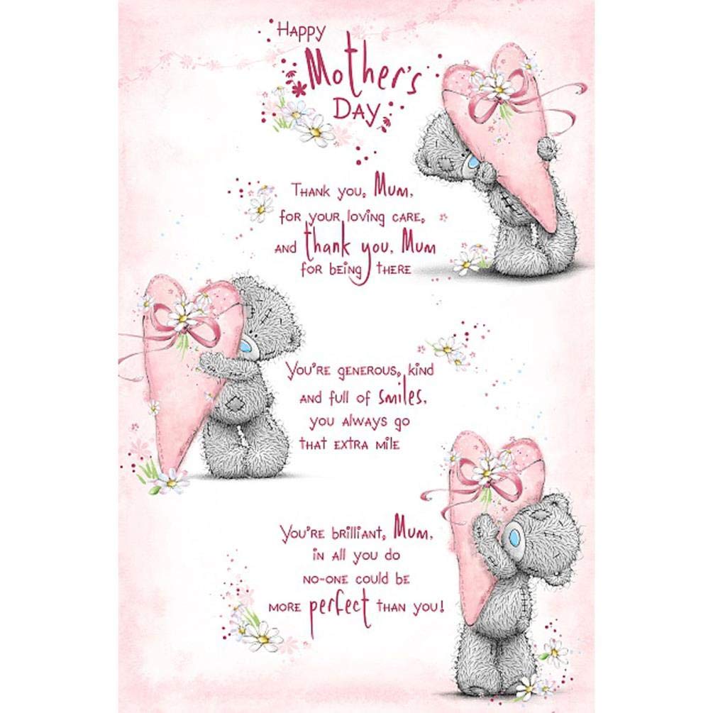 Me To You Bear Mother's Day Mum Verse Mother's Day Card - hanrattycraftsgifts.co.uk