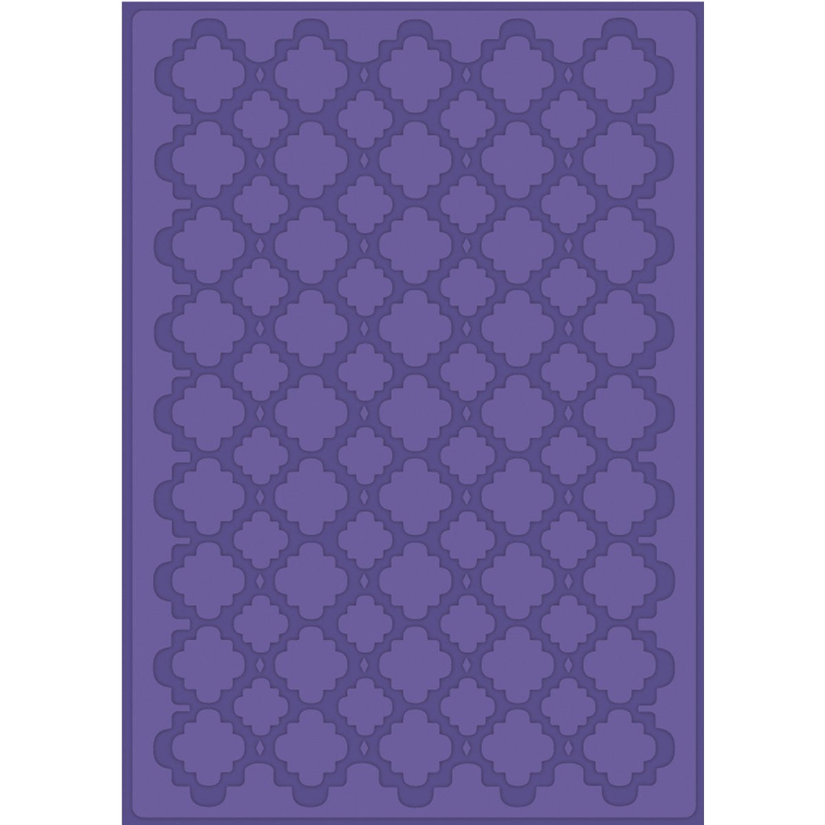 Craftwell Quatrafoil Embossing Folder for Scrapbooking, Letter Size - hanrattycraftsgifts.co.uk