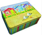 Emma Ball Coastal Beach Huts Deep Rectangular Lidded Tin - hanrattycraftsgifts.co.uk