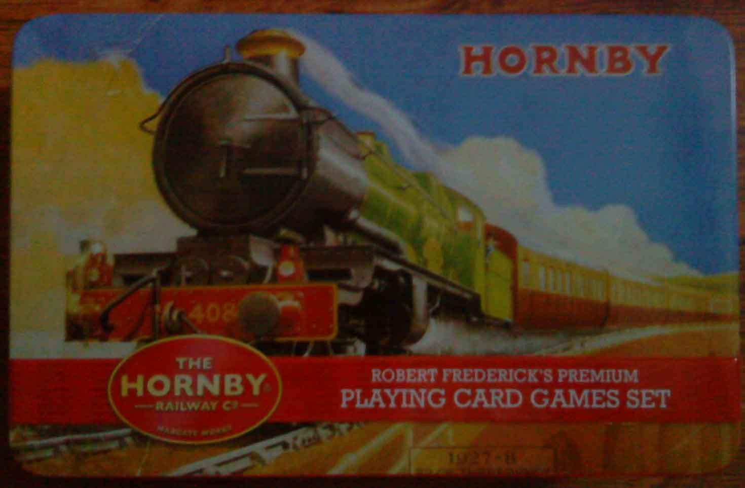 robert frederick's premium hornby trains playing card games set (with metal tin) - hanrattycraftsgifts.co.uk
