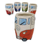 VW Camper Van Ceramic Utensils Jar (Orange) - hanrattycraftsgifts.co.uk