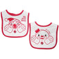 Cute 'My 1st Xmas' Velcro Bib (Snowman) - hanrattycraftsgifts.co.uk