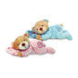 Nursery Bear with Pillow PINK soft toy - hanrattycraftsgifts.co.uk