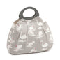 Hobby Gift 'Swans Pebble' Gathered Knitting Bag 14 x 34 x 43cm (d/w/h) - hanrattycraftsgifts.co.uk
