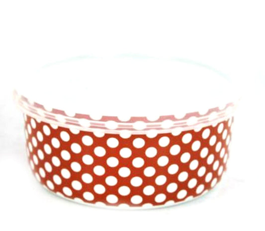 LESSER & PAVEY CERAMIC TRAVEL SNACK BOX (ORANGE) - hanrattycraftsgifts.co.uk