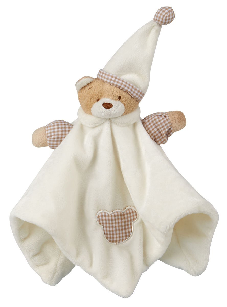 Baby Town Super Soft Newborn Baby Plush Comforter Teddy Bear Snuggle Features Puppet Blanket - hanrattycraftsgifts.co.uk