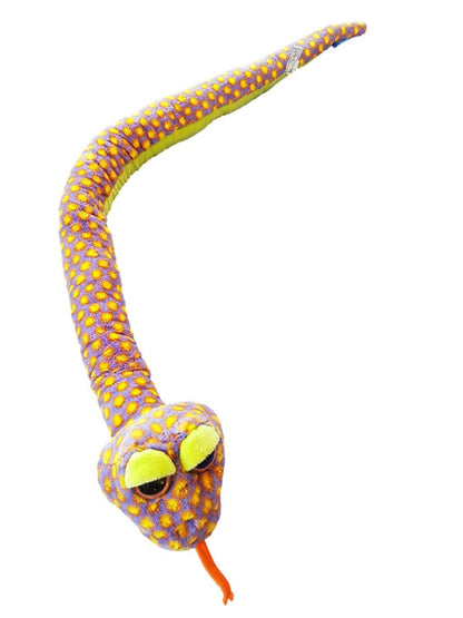 Keel Toys 100 cm Sparkle Eyes purple and Orange Spot - hanrattycraftsgifts.co.uk