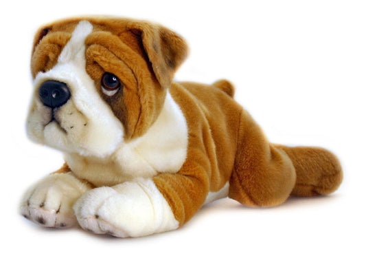 Keel Toys Butch Bulldog 60cm Soft Toy Plush Dog - hanrattycraftsgifts.co.uk