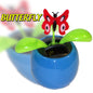 SOLAR POWERED FLIP FLAP TOYS DANCING ORNAMENT FLOWERS BUTTERFLY - hanrattycraftsgifts.co.uk