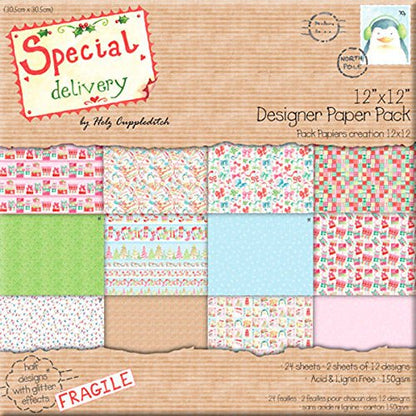 Special Delivery - 12x12 Paper Pack - Helz Cuppleditch - hanrattycraftsgifts.co.uk